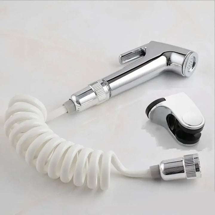 Skanto | Handbrause-Bidet-Set aus Edelstahl | Einstellbarer Druck, selbstreinigende Düse & ideal für persönliche Hygiene und Tierreinigung