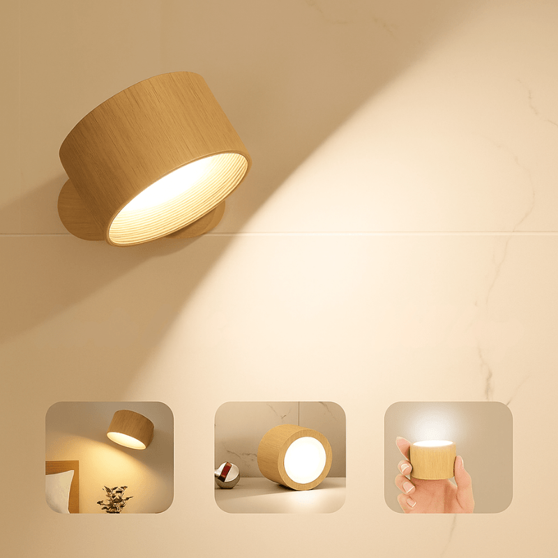 Skanto | Nordische kabellose Wandlampe mit Fernbedienung