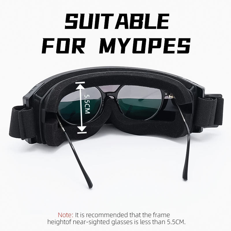 Skanto | Mistview Goggles Overlay – Für Brillenträger mit austauschbaren Gläsern