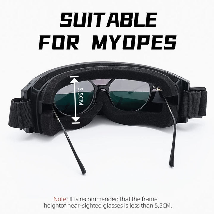 Skanto | Mistview Goggles Overlay – Für Brillenträger mit austauschbaren Gläsern