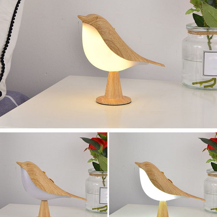 Skanto | Moderne LED Tischlampe im Vogel-Design