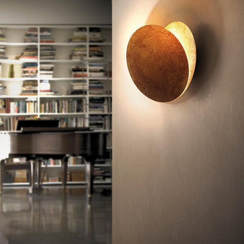 Skanto | Lunora Wandleuchte mit magischem Mondlicht – Warme LED-Ambientebeleuchtung für Zuhause und Büro