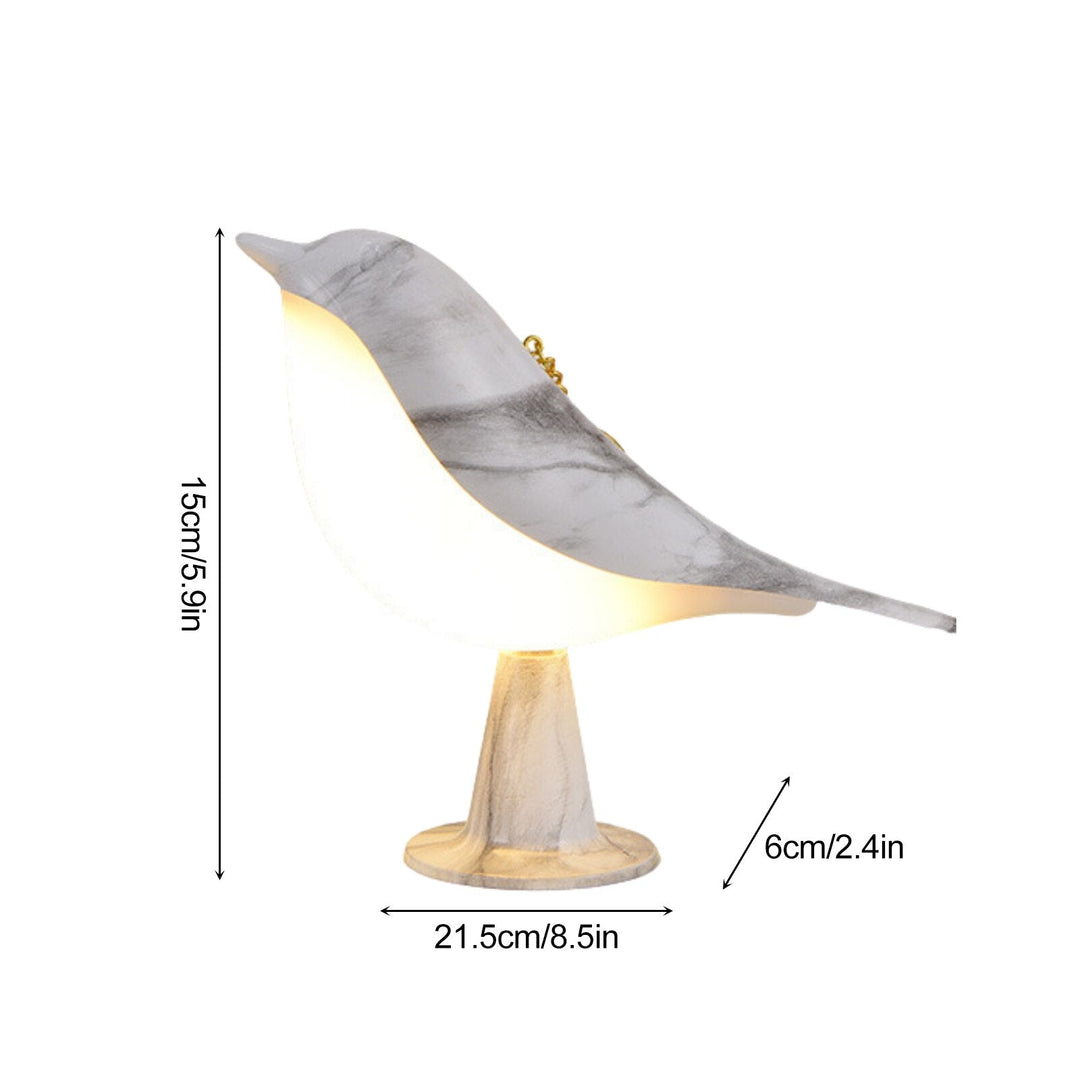 Skanto | Moderne LED Tischlampe im Vogel-Design