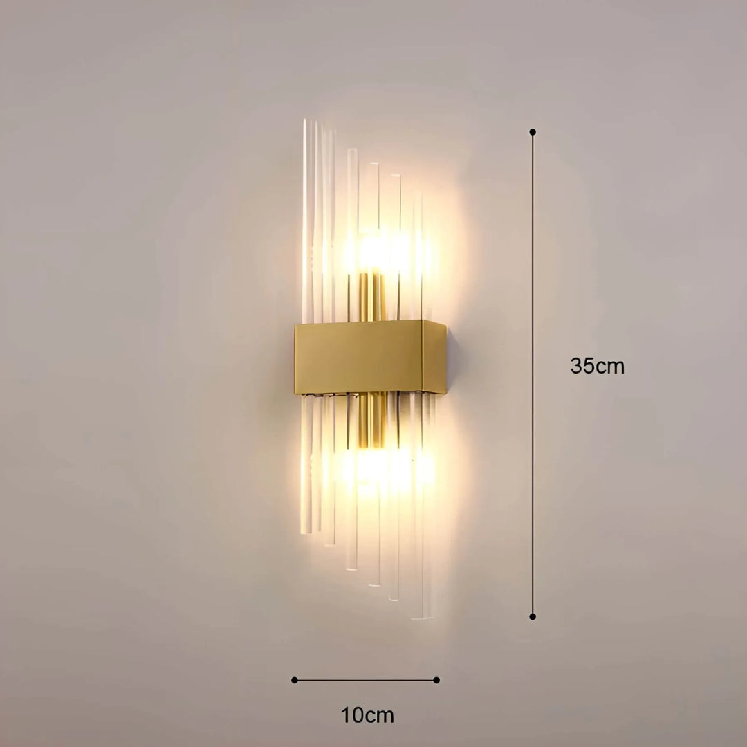 Skanto | Kristall Dekor Wandlampe
