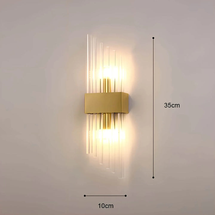 Skanto | Kristall Dekor Wandlampe