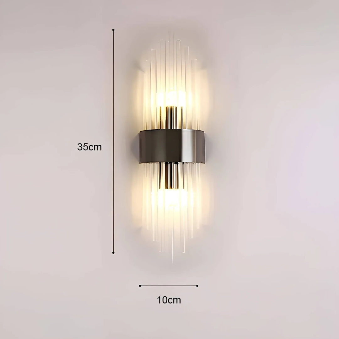 Skanto | Kristall Dekor Wandlampe