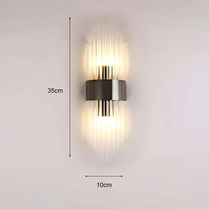Skanto | Kristall Dekor Wandlampe