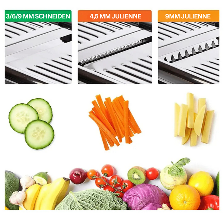 Skanto | ProLine Sharp Cutter – Verstellbarer Mandolinenschneider für Gemüse und Obst