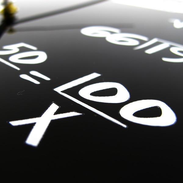 Skanto Equations Wanduhr