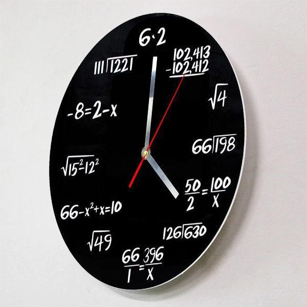Skanto Equations Wanduhr