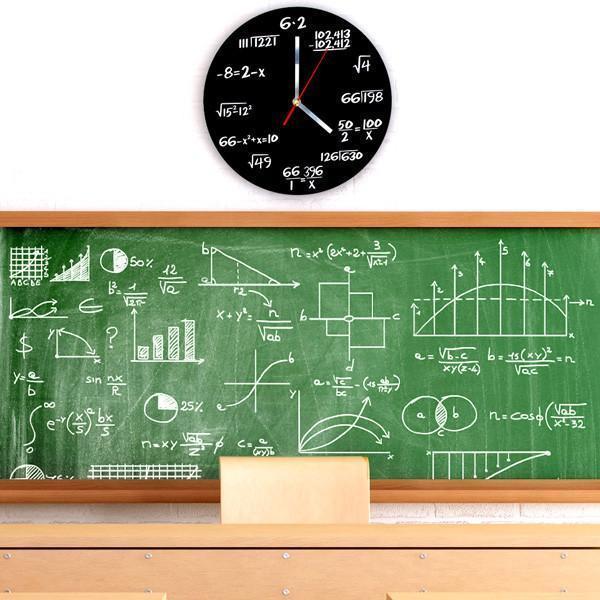 Skanto Equations Wanduhr