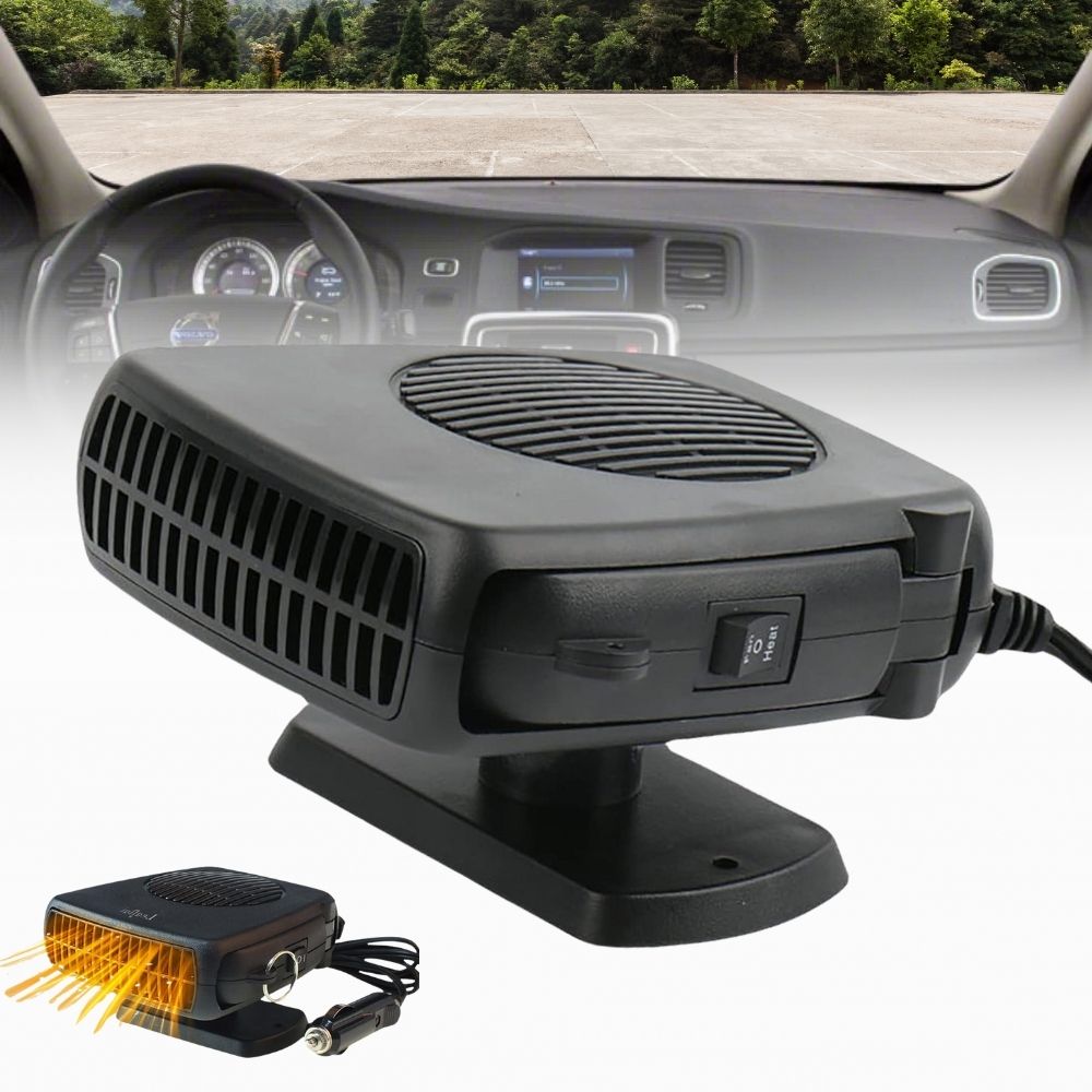 Skanto | TurboHeat | 12V Autoheizung – 150W/300W Keramik-Heizlüfter, tragbarer Auto-Defroster & Wärmer