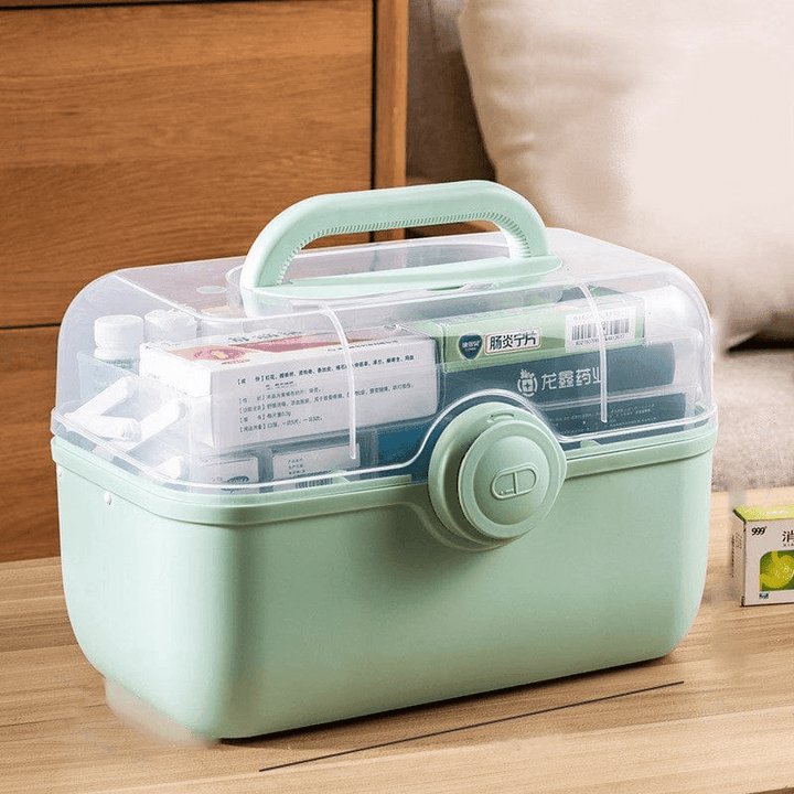 Skanto | MediSmart Pillen-Organizer – Kompakte wöchentliche Medikamentenbox für Zuhause und Reisen