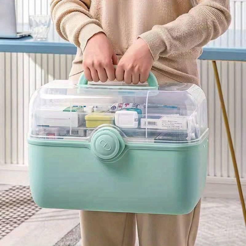 Skanto | MediSmart Pillen-Organizer – Kompakte wöchentliche Medikamentenbox für Zuhause und Reisen