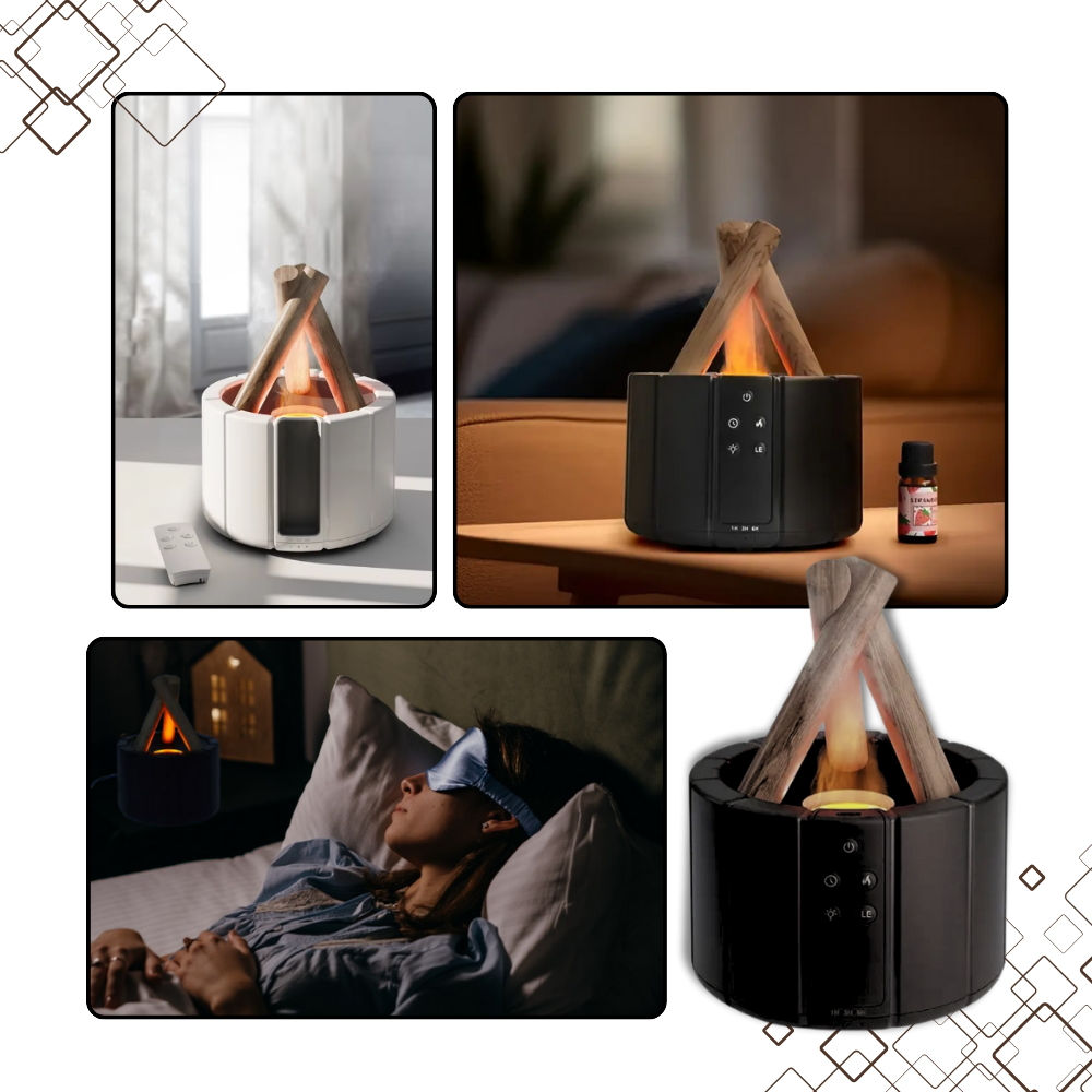 Fesselnder Lagerfeuer-Aromatherapie-Diffusor