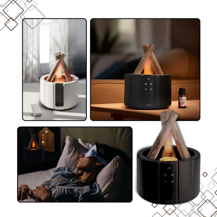 Fesselnder Lagerfeuer-Aromatherapie-Diffusor