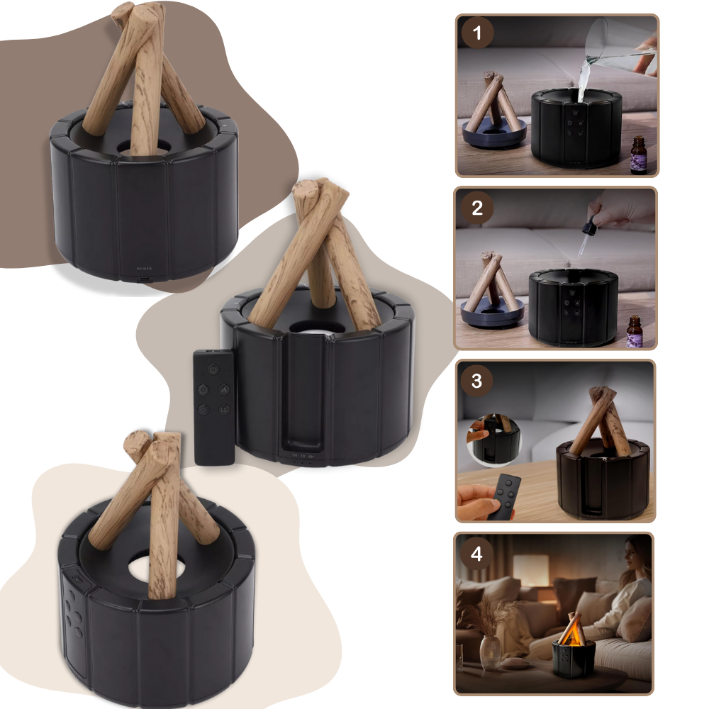 Fesselnder Lagerfeuer-Aromatherapie-Diffusor