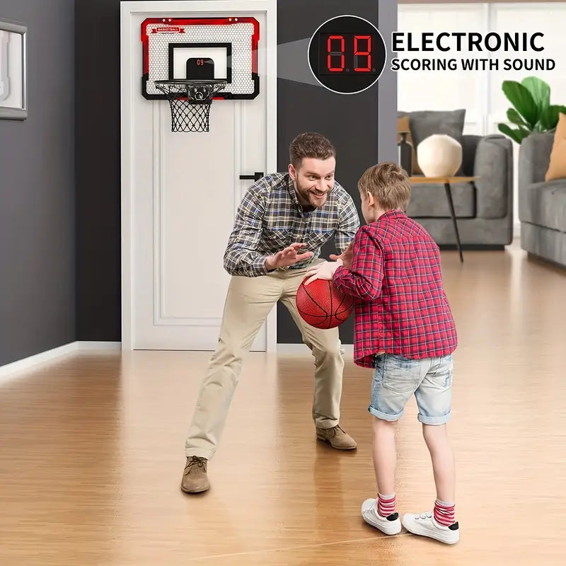 Skanto | Mini-Basketballkorb mit elektronischer Anzeigetafel - BouncePro