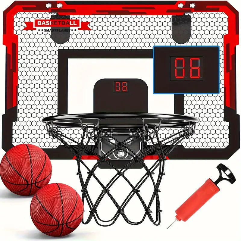 Skanto | Mini-Basketballkorb mit elektronischer Anzeigetafel - BouncePro