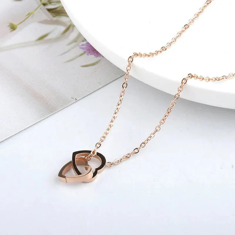 Skanto | Minimale Love Lock Herz-Halskette