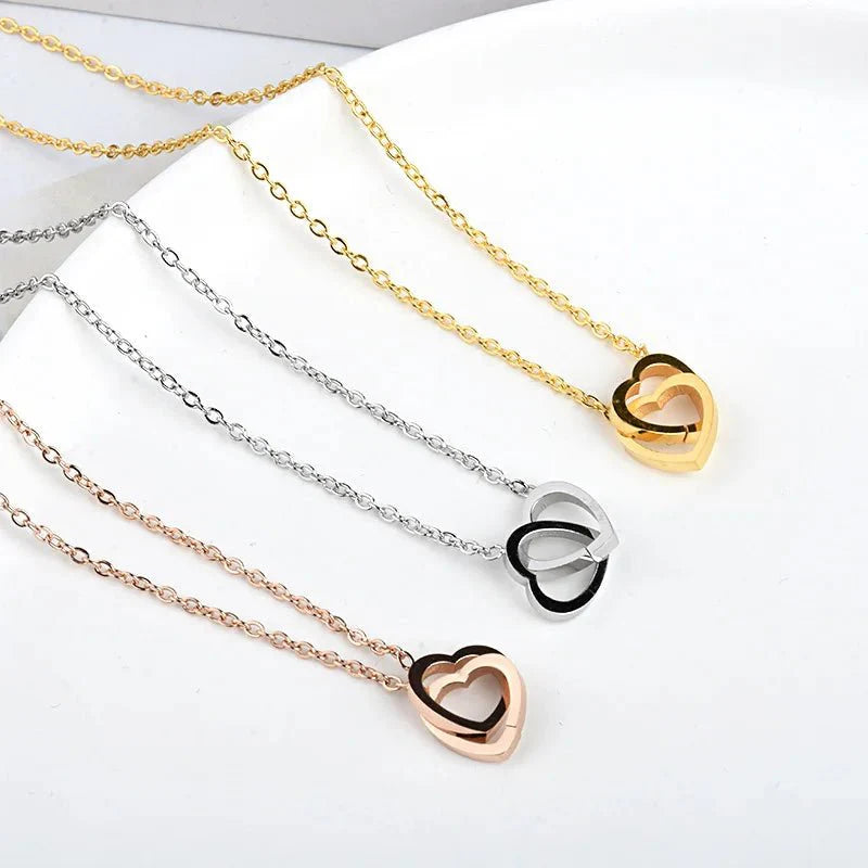 Skanto | Minimale Love Lock Herz-Halskette