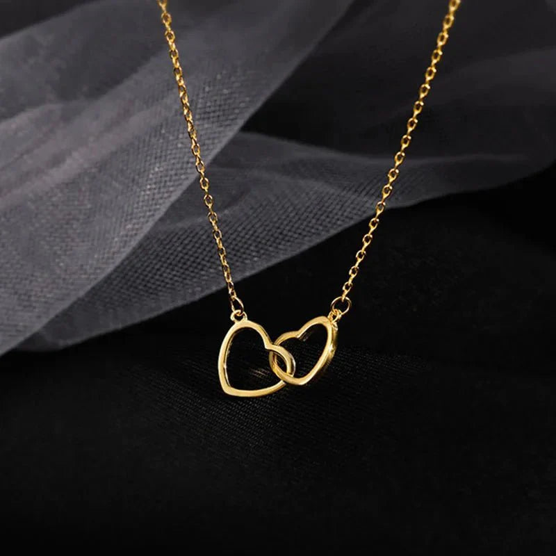 Skanto | Minimale Love Lock Herz-Halskette