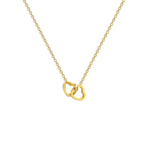 Skanto | Minimale Love Lock Herz-Halskette