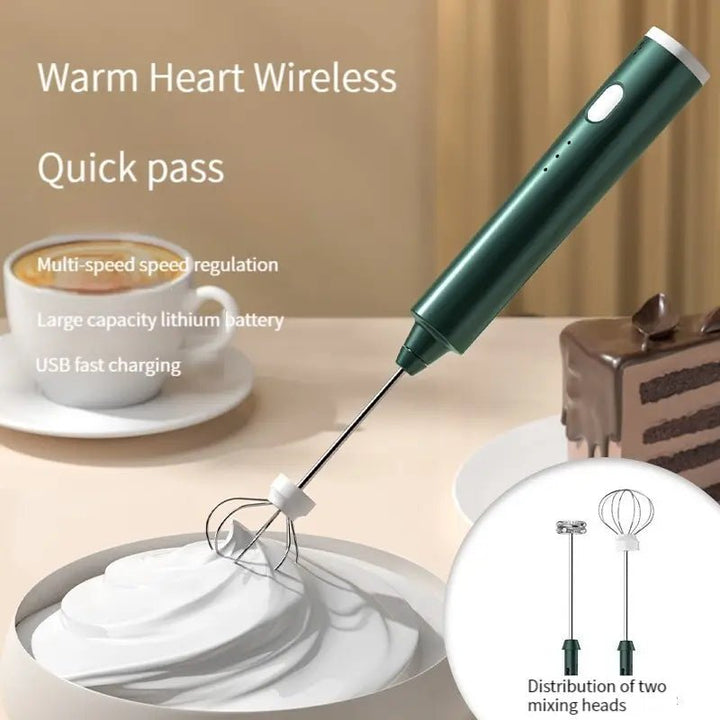 Skanto | MixaPro – Leistungsstarker Mini-Handmixer für Küche und Kaffee