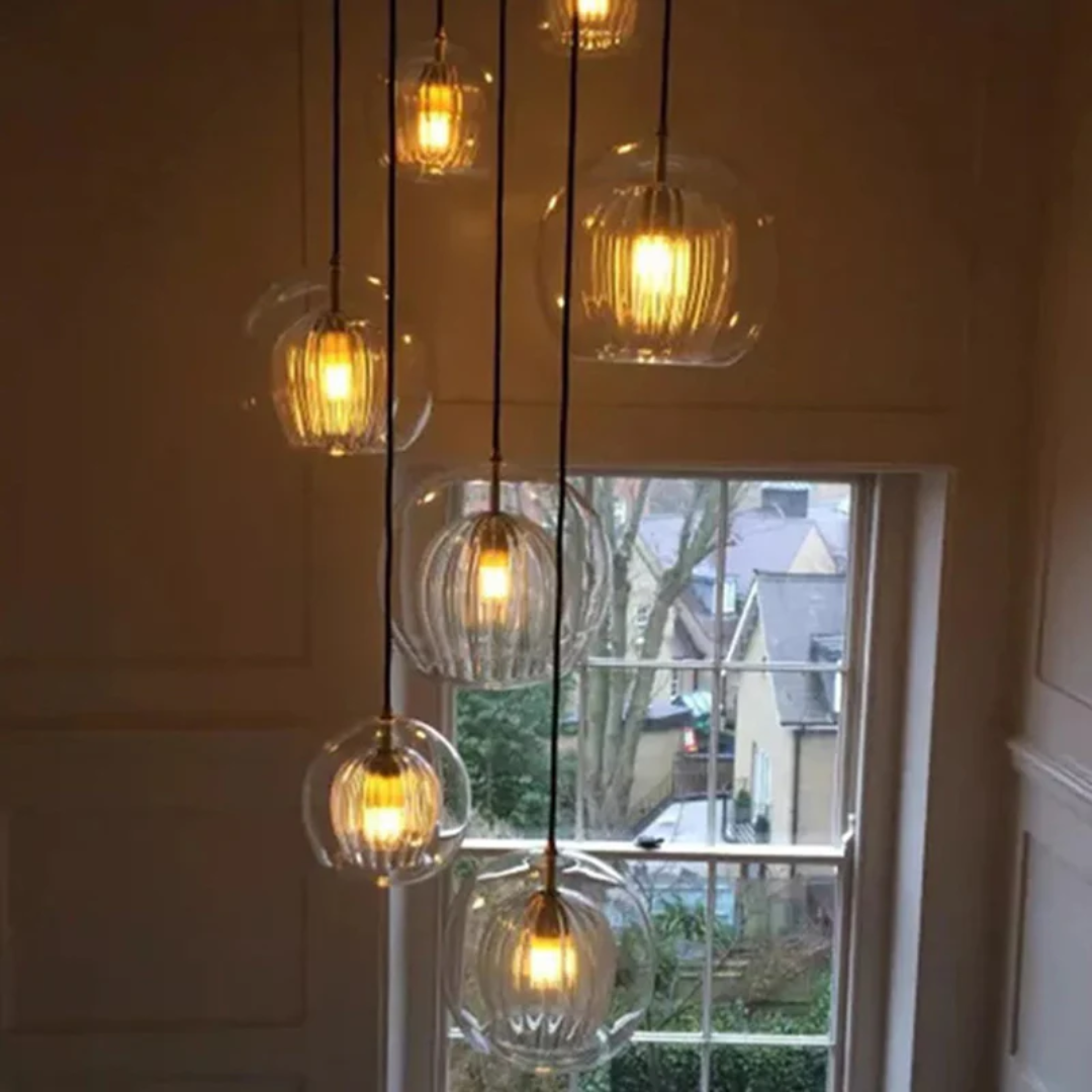 Skanto | Moderne sphärische LED-Pendelleuchte - Aurora Sphere