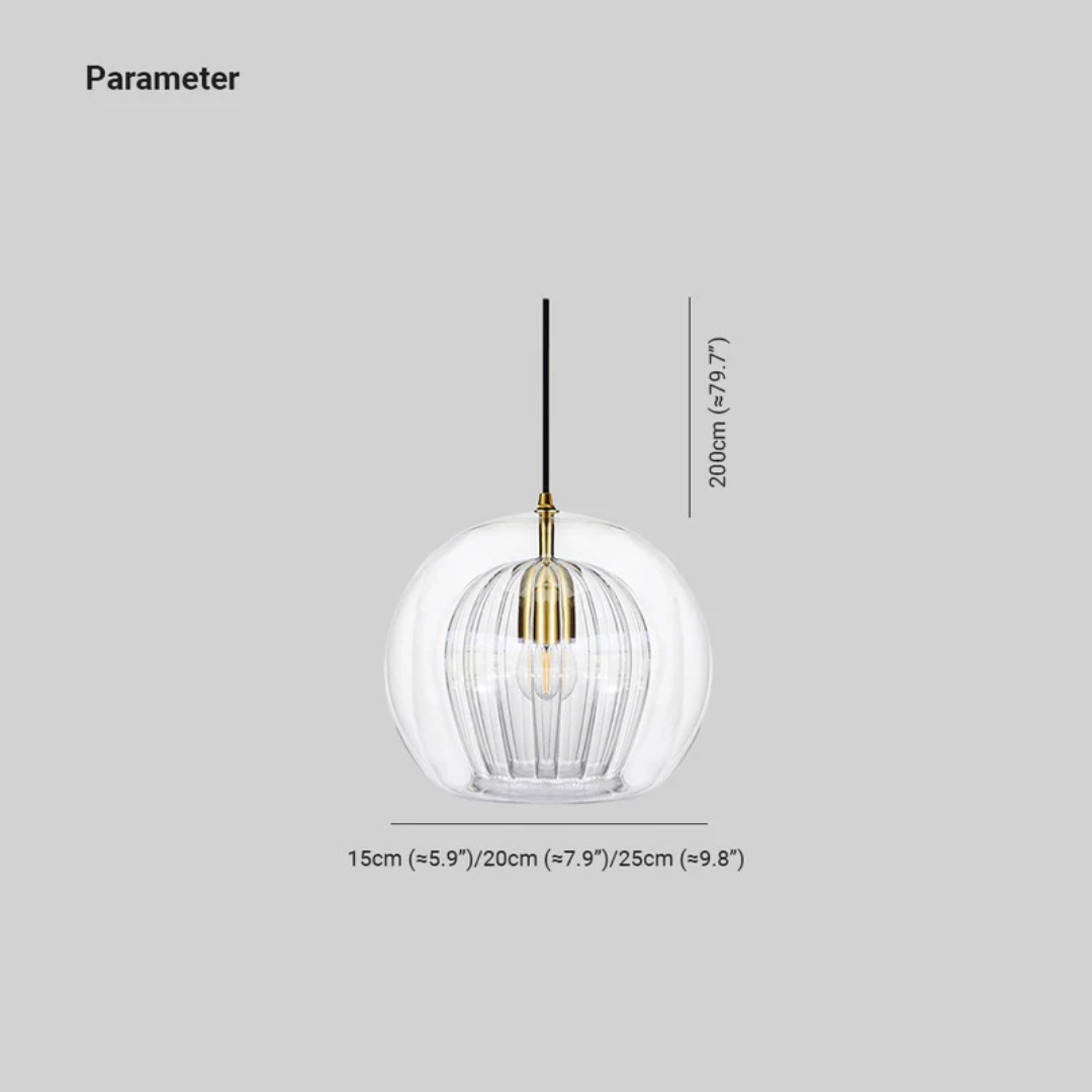 Skanto | Moderne sphärische LED-Pendelleuchte - Aurora Sphere