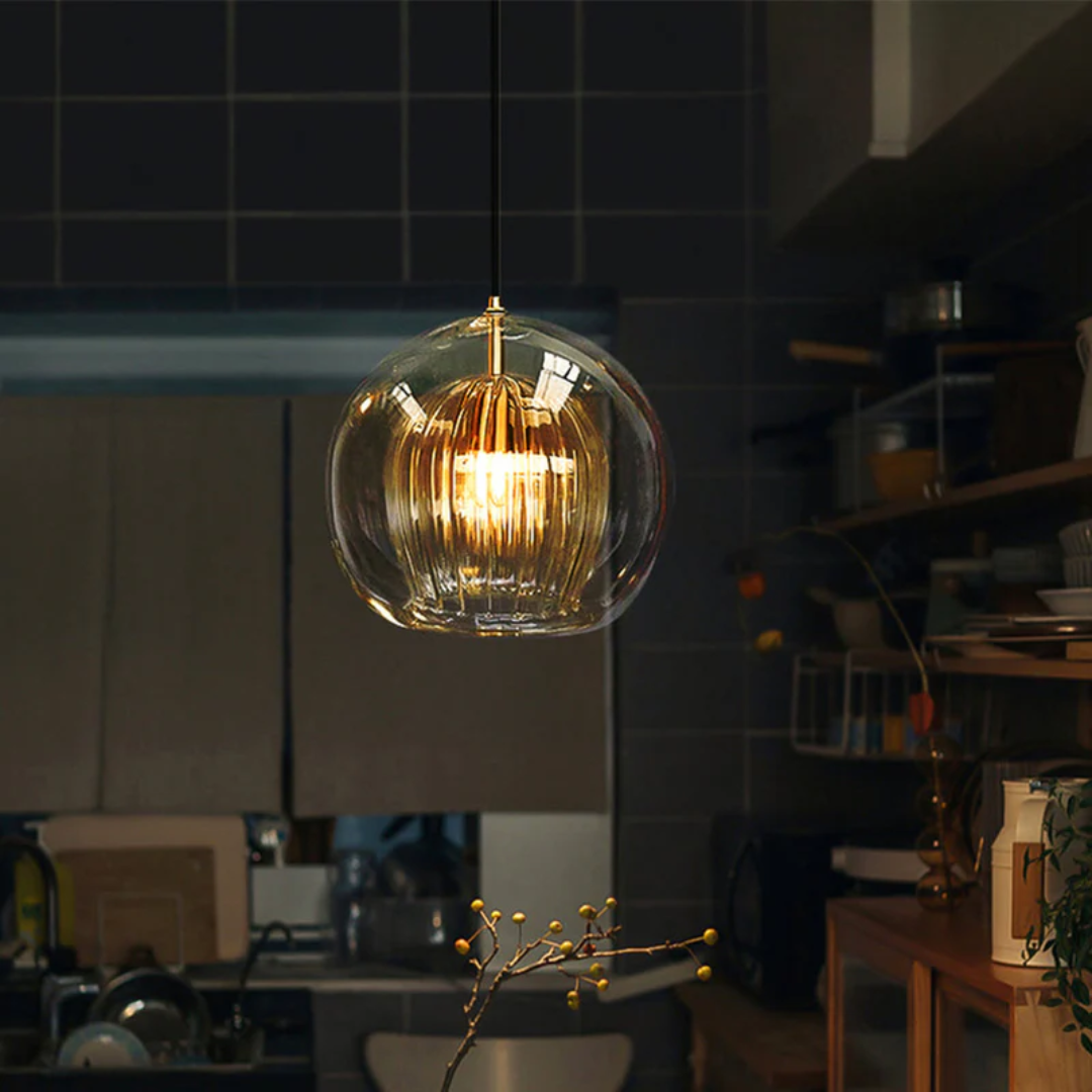 Skanto | Moderne sphärische LED-Pendelleuchte - Aurora Sphere