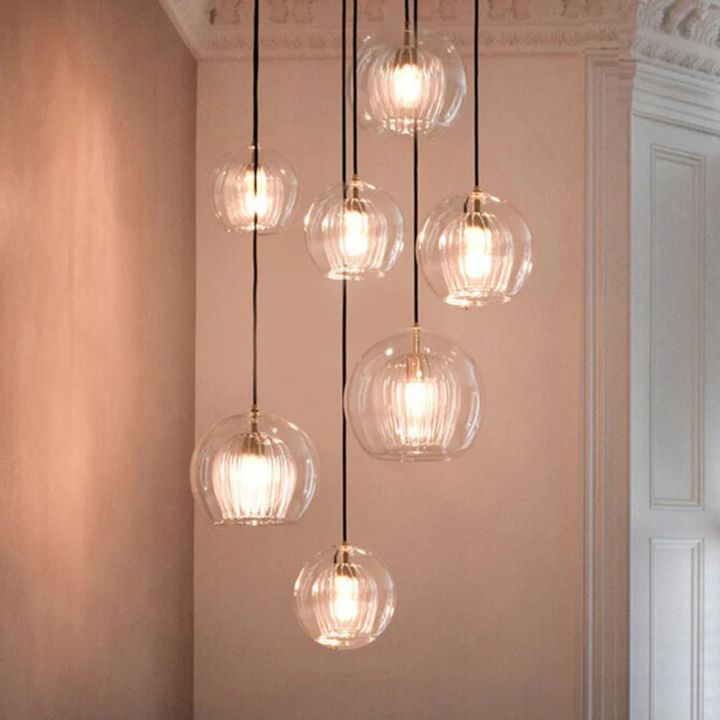 Skanto | Moderne sphärische LED-Pendelleuchte - Aurora Sphere