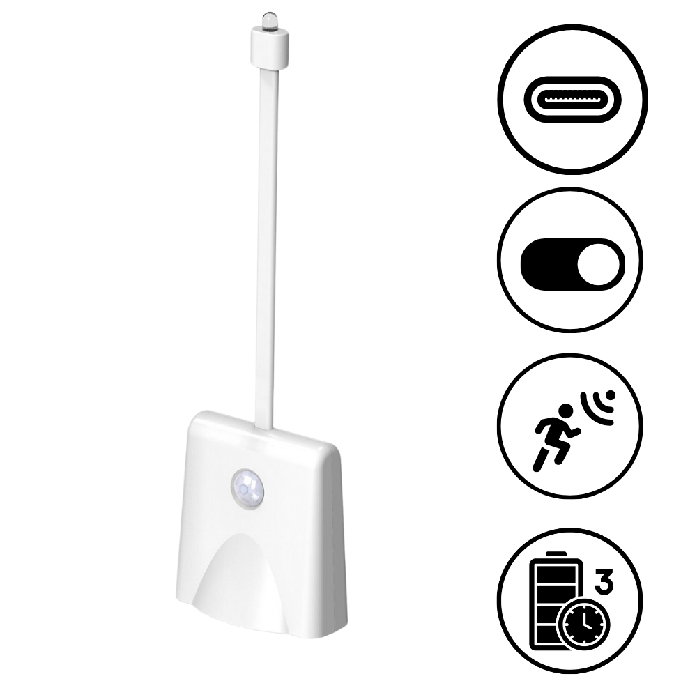 Toilettenlicht mit Bewegungssensor