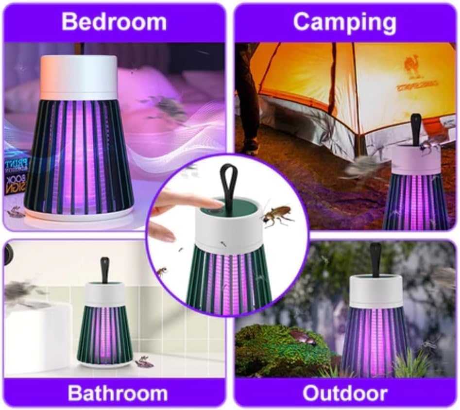 Skanto | Mücken- und Schädlingskillerlampe – 2er-Pack, UV-Licht-Insektenfalle für den Innen- und Außenbereich, effektive Schädlingsbekämpfungslösung