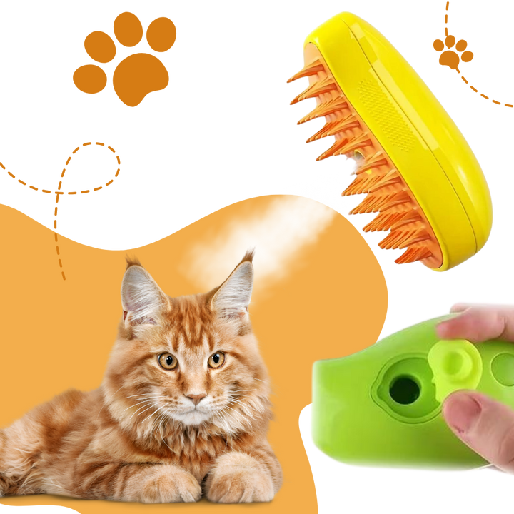 Multifunktionale Katzenbürste