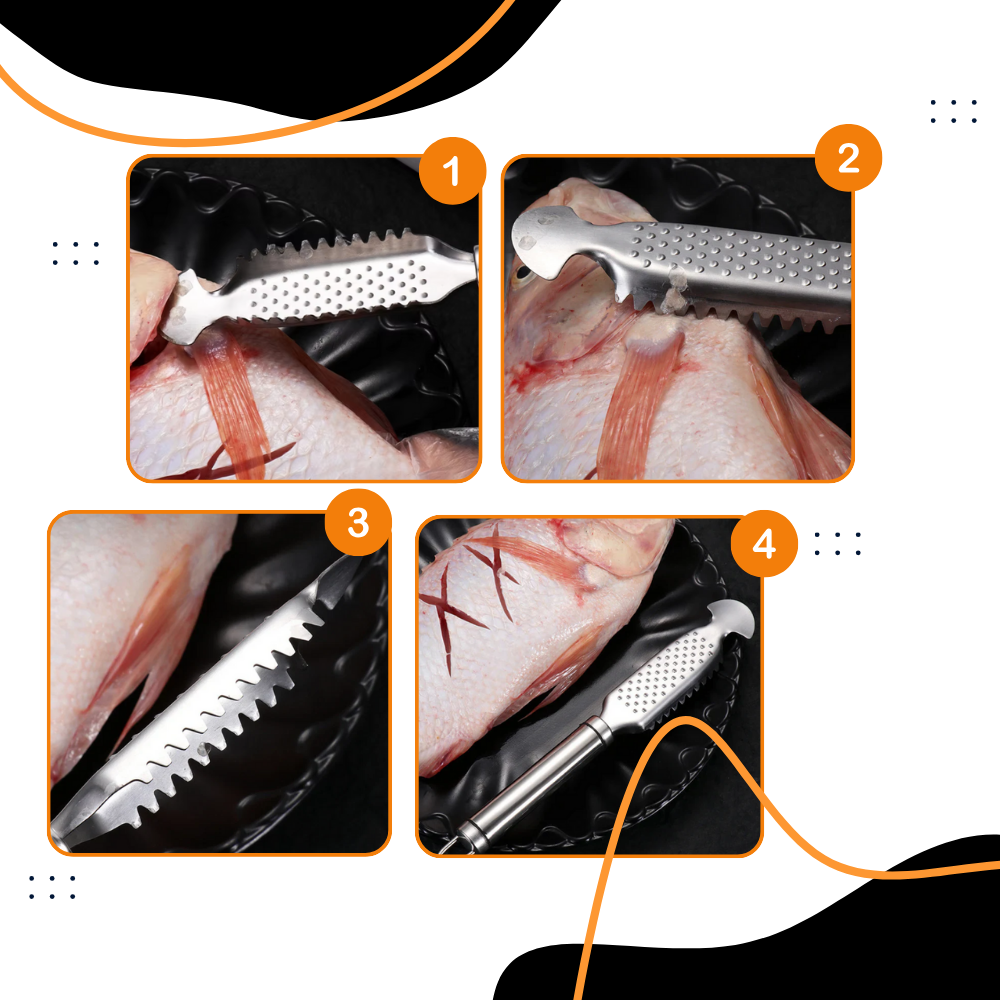 Multifunktionaler Fischschuppenentferner