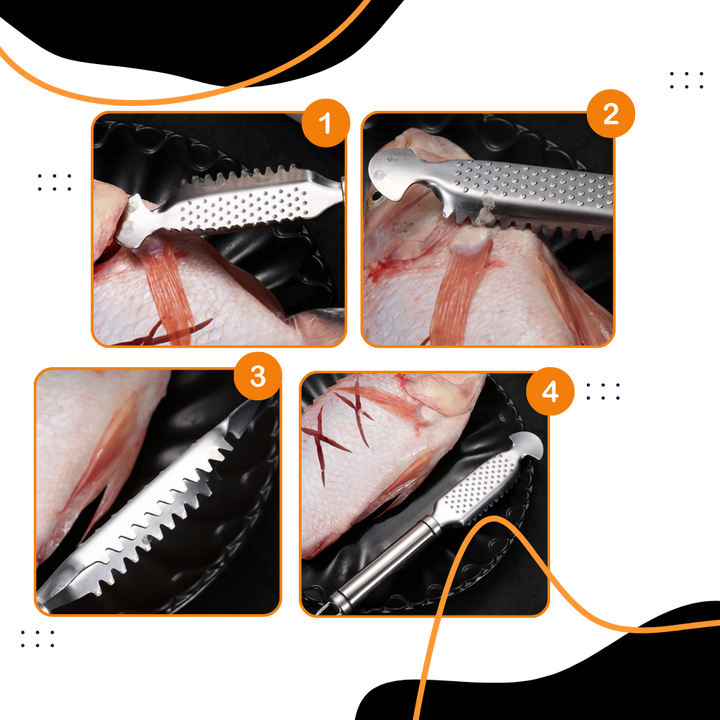 Multifunktionaler Fischschuppenentferner