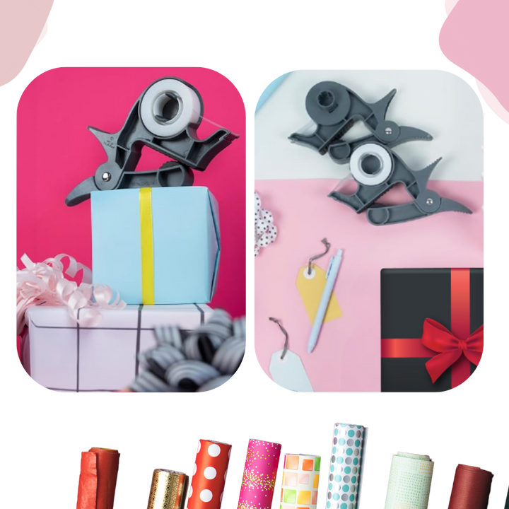 Multifunktionaler Geschenkpapierhalter