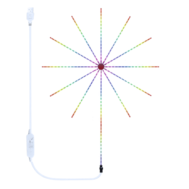 Musiksynchronisierte LED-Lichtstreifen