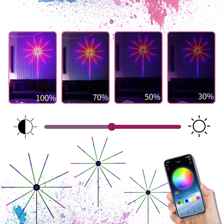 Musiksynchronisierte LED-Lichtstreifen