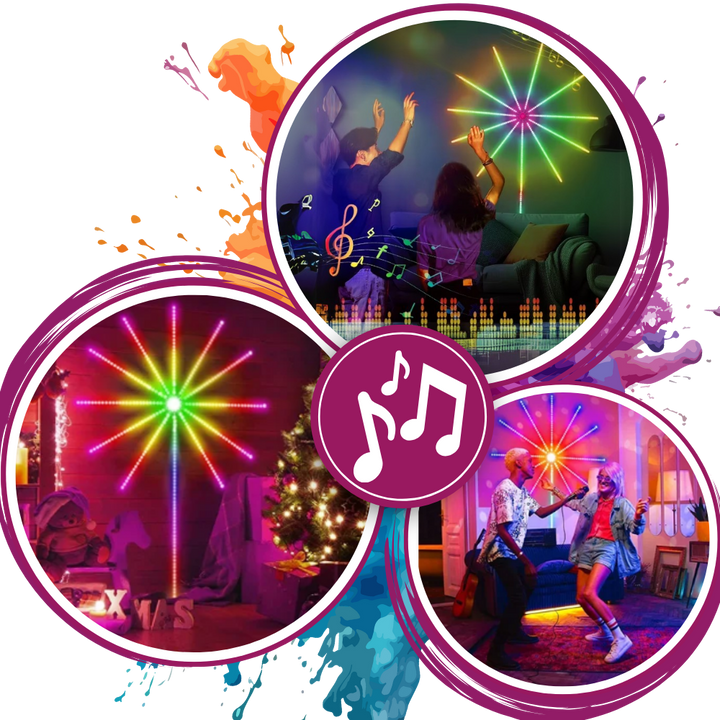 Musiksynchronisierte LED-Lichtstreifen