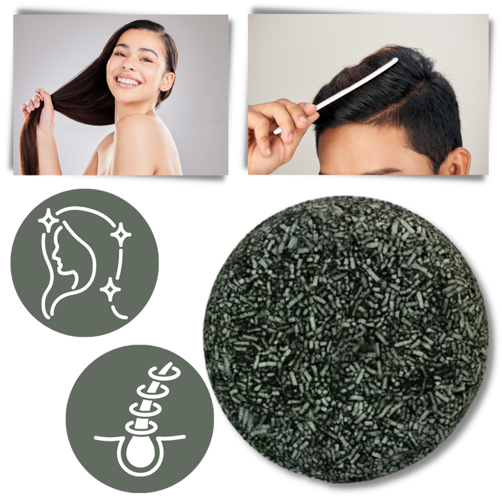 Natürliche Haarfärbeseife für dunkleres Haar