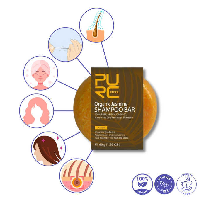 Natürliche Shampoo- und Conditioner-Riegel