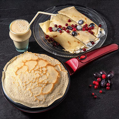 Skanto | Elektrische Crêpe-Pfanne für perfekte und gleichmäßige Ergebnisse – Antihaftbeschichtung und einfache Handhabung