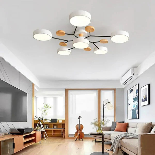 Skanto | Skandinavische verzweigte LED-Deckenleuchte