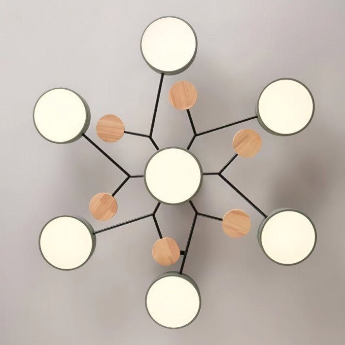 Skanto | Skandinavische LED-Deckenlampe – Modernes Ast-Design mit warmweißer Beleuchtung & energiesparender Technologie