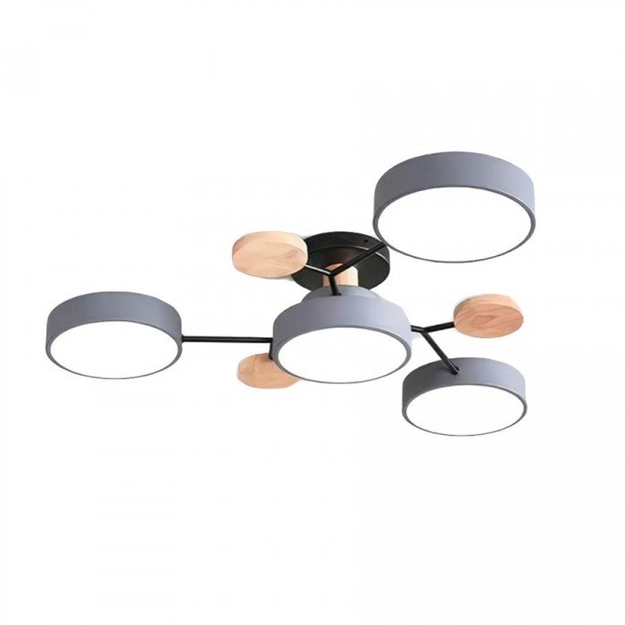 Skanto | Skandinavische LED-Deckenlampe – Modernes Ast-Design mit warmweißer Beleuchtung & energiesparender Technologie