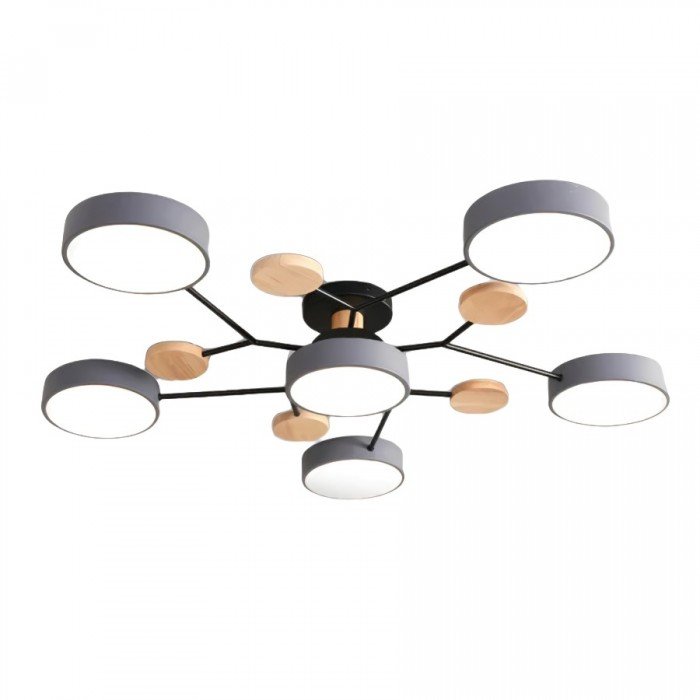 Skanto | Skandinavische LED-Deckenlampe – Modernes Ast-Design mit warmweißer Beleuchtung & energiesparender Technologie