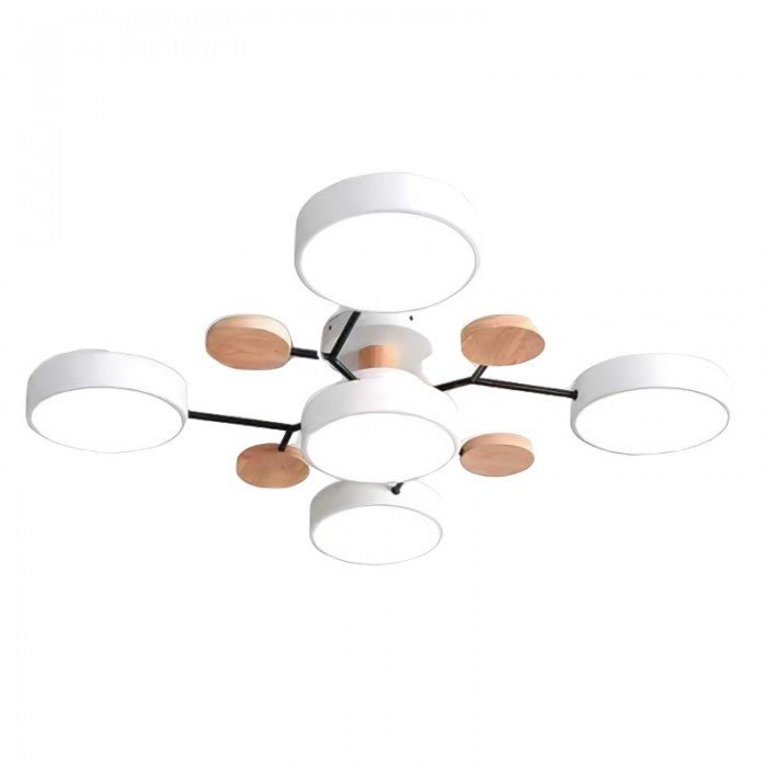 Skanto | Skandinavische LED-Deckenlampe – Modernes Ast-Design mit warmweißer Beleuchtung & energiesparender Technologie