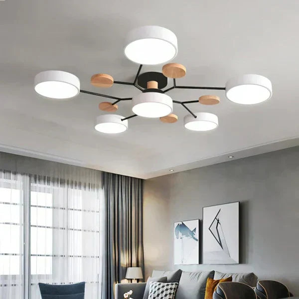 Skanto | Skandinavische verzweigte LED-Deckenleuchte